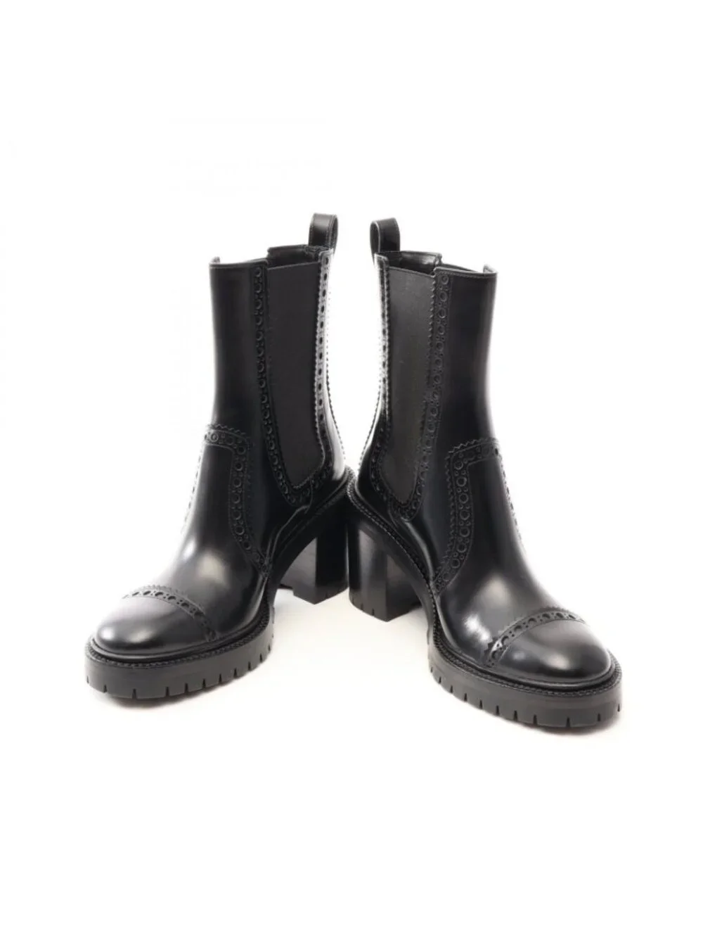 Hermes Boots Lindsay H-lift Black Leather